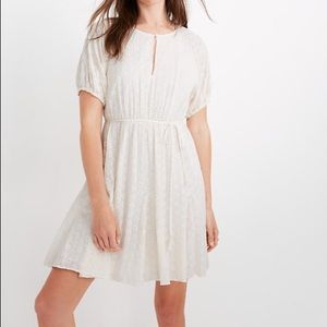 ✨ Madewell Tassel Tie Eyelet Mini Dress ✨
